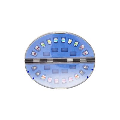 DTC Dental Clear Self Ligating Brackets για την ταξινόμηση μέσων MBT/Roth Class II