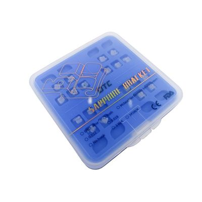 Ορθοδοντική θεραπεία με DTC Sapphire Bracket Dental Brace Πρότυπο ISO