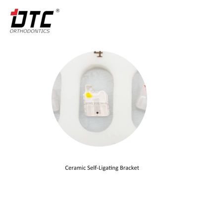 DTC Dental Clear Self Ligating Brackets για την ταξινόμηση μέσων MBT/Roth Class II