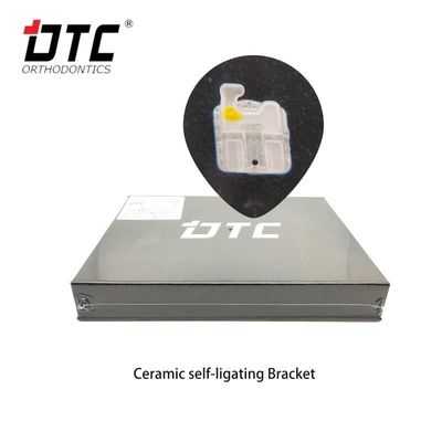 DTC Dental Clear Self Ligating Brackets για την ταξινόμηση μέσων MBT/Roth Class II