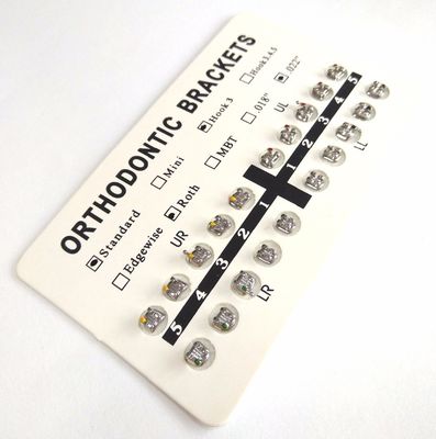Χρόνος διατήρησης 3 ετών Sweet Series Orthodontic Roth Bracket 0.018&quot; με 0.018&quot; slot