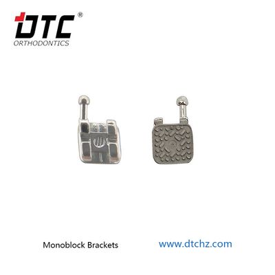 DTC Mim Monoblock Ορθοδοντική Λαζερική Οδοντική Κράρετα MBT Roth Metal Brace με 3W/Hook
