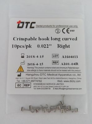 0.018'/0.022' DTC Ορθοδοντική Οδοντιατρική Ατσάλι Κουκουλώσιμο Κάντικα